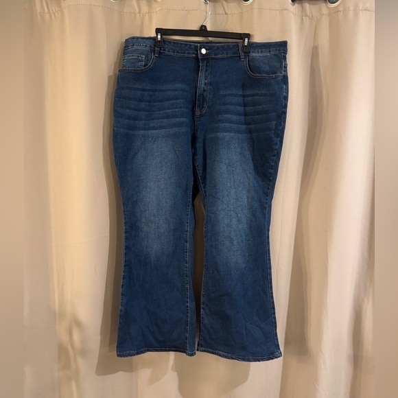 SHEIN Denim - NWT SHEIN Dark Blue Flare Jeans